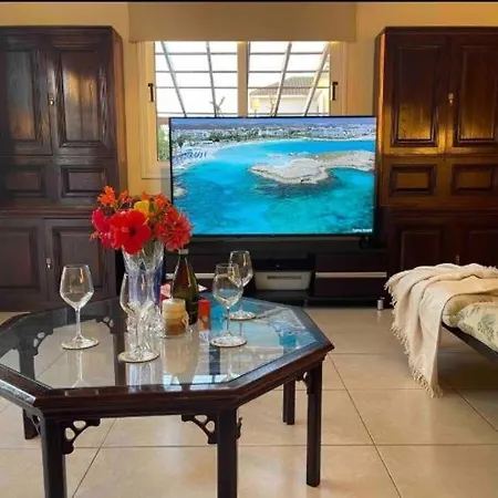 Bellablu With Private Pool And Sea View * 圣纳帕