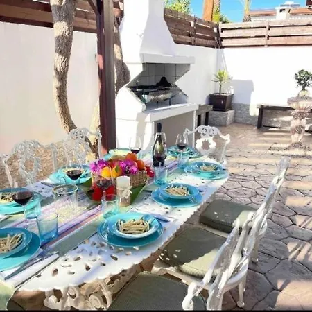 Bellablu With Private Pool And Sea View 别墅 圣纳帕